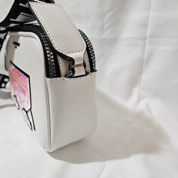 NWT Karl Lagerfeld Paris Maybelle Cross Body Purse White - Picture 4 of 10